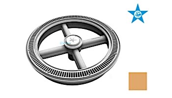 AquaStar 20" Full Circle Suction Outlet Cover and One-Port Manufactured Sump (VGB Series) | Tan | FC108