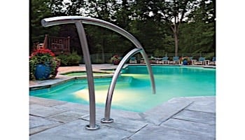 SR Smith Artisan Series Deck-Mounted Stair Rail | .065 Thickness 304 Stainless Steel 1.90" OD | ART-1004