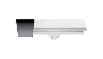 Natural Wonders 36" Arch Waterfall with 1" Lip Bottom Port | White | 25576-360-000