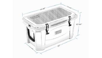 Grizzly 60 Beverage Cooler | Red | G60RED | 400023