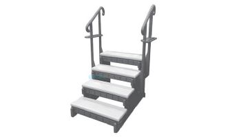 Confer Plastics Signature Spa Steps 4 Tread 74" Redwood | SSS74-4-R