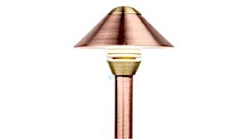 FX Luminaire SC 1 LED Path Light | Copper | 12" Riser | SC1LED12RCU KIT