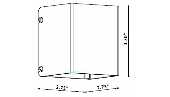 FX Luminaire TraveCasa 20 Watt Incandescent Down Light | White Gloss | TC-20-WG
