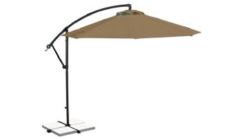 Santiago Cantilever Umbrella | 10ft Octagon | Stone Olefin | NU6400ST