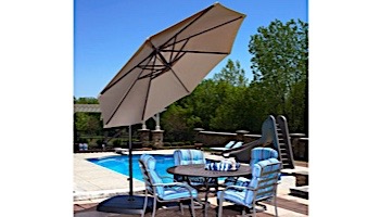 Santiago Cantilever Umbrella | 10ft Octagon | Stone Olefin | NU6400ST