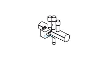 Raypak R6350 R8350 Heat and Cool Reversing Valve H000136