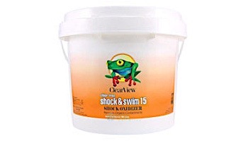 ClearView Chlor Free Shock & Swim 15 | 50 LB | CVCF050