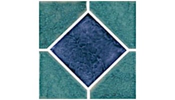 US Pool Tile Akron Series  Olive Blue