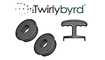 Twirlybyrd Baja Bubbler Finishing Kit | Black  | TB-BBFIN2PKB