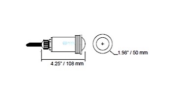 SAVI LED RGBW Color Underwater Light | Mini Melody S Series | 12V, 100' Cord | MINI-MELODY100 | SAVMIN100S