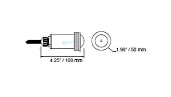 SAVI LED RGBW Color Underwater Light | Mini Melody P Series | 12V 100' Cord | MINI-MELODY100-P | SAVMIN100P
