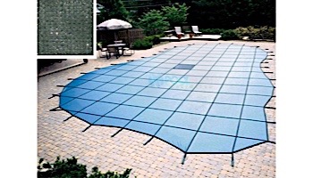 Arctic Armor 20-Year Ultra Light Solid Safety Cover | Rectangle 16' x 32' Green | WS2062G