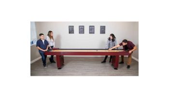 Hathaway Challenger 14-Foot Shuffleboard Table | Dark Cherry Finish | NG1216 BG1216