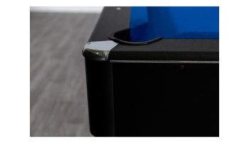 Hathaway Hustler 8-Ft. Pool Table with Ball Return | Black with Blue Felt | NG2520PB BG2520PB