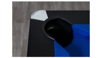 Hathaway Hustler 8-Ft. Pool Table with Ball Return | Black with Blue Felt | NG2520PB BG2520PB
