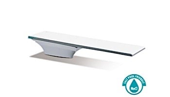 SR Smith Flyte-Deck II Stand and Fibre-Dive Board Complete | 8' Pebble with Clear Tread | 68-210-73823
