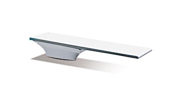 SR Smith Flyte-Deck II Stand and Fibre-Dive Board Complete | 10' Pewter Gray with White Tread | 68-210-74020