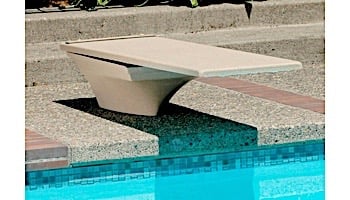 SR Smith Flyte-Deck II Stand and Fibre-Dive Board Complete | 10' Pewter Gray with White Tread | 68-210-74020
