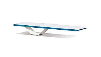 SR Smith Frontier II Jump Stand with Frontier II Board Complete | 6' Radiant White with White Tread | 68-209-58662