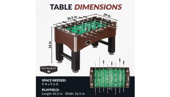Hathaway Primo 56-Inch Foosball Table | NG1035 BG1035