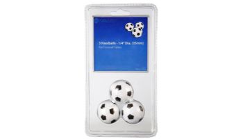 Hathaway Soccer Ball Style Foosballs | 3-Pack | NG1024 BG1024