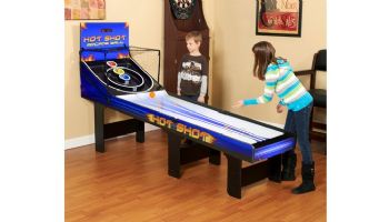 Hathaway Hot Shot 8-Ft. Roll Hop and Score Arcade Game Table with LED Scoring | NG2015 BG2015