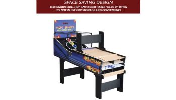 Hathaway Hot Shot 8-Ft. Roll Hop and Score Arcade Game Table with LED Scoring | NG2015 BG2015