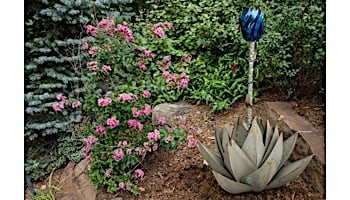 Desert Steel Blue Agave Garden Torch | Small | 451-010VT