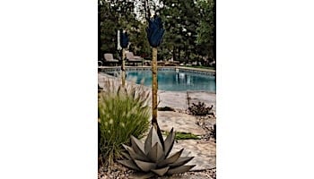 Desert Steel Blue Agave Garden Torch | Small | 451-010VT