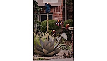 Desert Steel Blue Agave Garden Torch | Small | 451-010VT