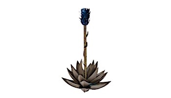 Desert Steel Blue Agave Garden with Torch | Large | 451-030VT