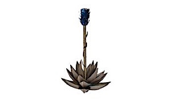 Desert Steel Blue Agave Garden with Torch | Large | 451-030VT