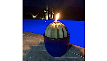 Desert Steel Golden Barrel Cactus with Torch | Small | 350-010VT