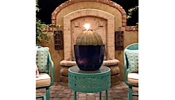 Desert Steel Golden Barrel Cactus wit Torch | Large | 350-030VT