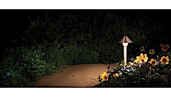 FX Luminaire BD LED Path Light | 1 LED | 24 Riser | Weathered Iron | BD1LED24RWI KIT