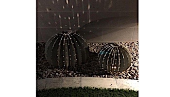 Desert Steel Artisan Collection Small Golden Barrel Cactus | 300-010V