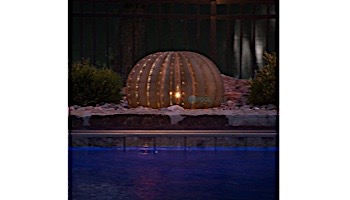 Desert Steel Artisan Collection Small Golden Barrel Cactus | 300-010V