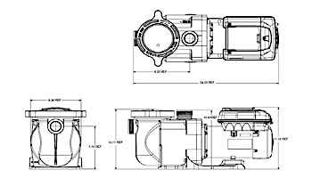 Sta-Rite SuperMax VS 1.5HP Variable Speed Pool Pump 230V | 343000