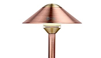 FX Luminaire CA 3 LED Path Light | Nickel Plate | 8" Riser | CA3LED8RNP KIT
