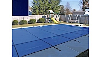 PoolTux 15-Year Royal Mesh Safety Cover | No Step Rectangle 15' x 30' Blue | CSPTBME15300