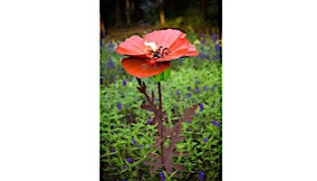 Desert Steel Poppy Garden Torch | 409-001