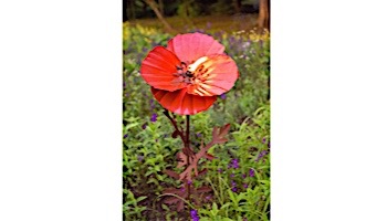 Desert Steel Poppy Garden Torch | 409-001