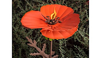 Desert Steel Poppy Garden Torch | 409-001