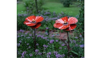 Desert Steel Poppy Garden Torch | 409-001