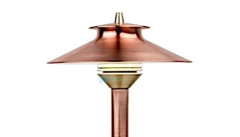 FX Luminaire DM 1 LED Path Light | Sedona Brown | 12" Riser | DM1LED12RSB KIT