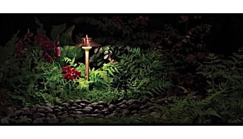 FX Luminaire DM LED Pathlight  | Copper Finish | 8" Riser | DM-1LED-8R-CU KIT
