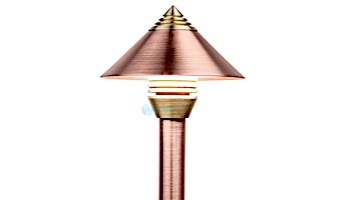 FX Luminaire EA 1 LED Path Light | Verde Speckle | 8" Riser | EA1LED8RVF KIT