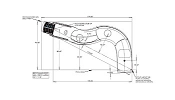Inter-Fab Adrenaline Pool Slide | Right Turn | Gray | ADR1-CR-G