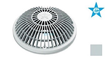AquaStar 8" Round MoFlow Suction Outlet Cover and Mud Frame | White | 8MF101