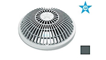AquaStar 8" Round MoFlow Suction Outlet Cover and Mud Frame | Dark Grey | 8MF105